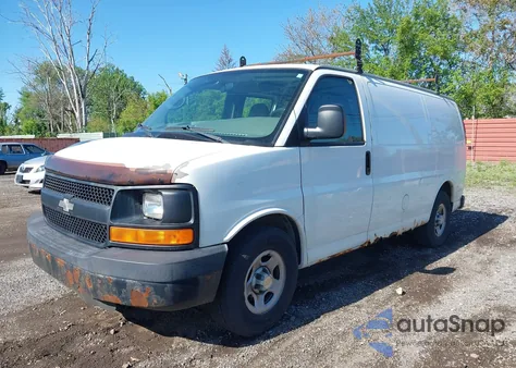 2008 Chevrolet Express Work Van from USA, damaged, VIN 1GCFH154X81217811